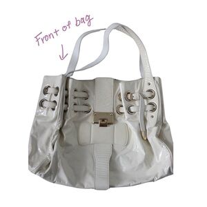 White Jimmy Choo Tote Bag